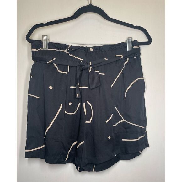 MICHELLE BY COMUNE BABBIT SHORTS Black Contour Print size L - Picture 7 of 15